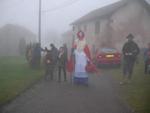 St Nicolas en visite au village